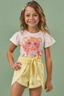Blusa Infantil Juvenil Menina Tigreza Fashion Verão Kukiê