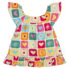 Blusa Infantil Look Jeans Bata Estampada Love