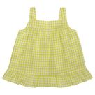 Blusa Infantil Look Jeans Bata Xadrez Amarelo