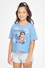 Blusa Infantil Manga Curta Lilo & Stitch - Fakini