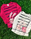 Blusa Infantil Manga Longa Estampa Diversas