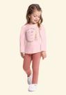 Blusa Infantil Manga Longa Glinny Ref:.21524