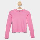 Blusa Infantil Manga Longa Hering Casual Menina