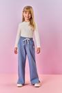 Blusa Infantil Menina Bordado Corações Natural Mundo Cinti Blusa Infantil Menina Bordado Corações Natural Mundo Cinti