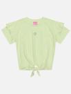 Blusa Infantil Menina Com Nó Verde Mundo Cinti