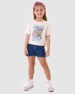 Blusa Infantil Menina Cropped Good Vibes Bob Esponja Em Algodão Malwee Kids