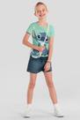 Blusa infantil menina do Stitch com bolsinha Brandili
