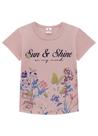 Blusa Infantil Menina Estampado Em Malha