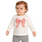 Blusa Infantil Menina Laço com Strass Algodão Kyly