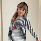 Blusa Infantil Menina Listrada Mily