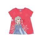 Blusa Infantil Menina Manga Curta Disney Frozen Elsa Malwee Kids Blusa Infantil Menina Manga Curta Disney Frozen Elsa Malwee Kids