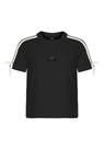 Blusa Infantil Menina Manga Curta Laços Alakazoo Preta