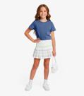 Blusa Infantil Menina Manga Curta Lisa Soletex Azul Blusa Infantil Menina Manga Curta Lisa Soletex Azul