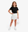 Blusa Infantil Menina Manga Curta Lisa Soletex Preto Blusa Infantil Menina Manga Curta Lisa Soletex Preto