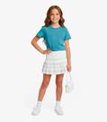 Blusa Infantil Menina Manga Curta Lisa Soletex Verde Blusa Infantil Menina Manga Curta Lisa Soletex Verde