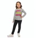 Blusa Infantil Menina Manga Longa Best Friend Forever