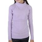 Blusa Infantil Menina Pixe Love Tricot Lilás - 810027
