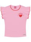 Blusa Infantil Menina Strawberry Rosa Cinti Blusa Infantil Menina Strawberry Rosa Cinti