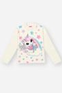 Blusa Infantil Menina Térmica Unicórnio Natural Mundo Cinti