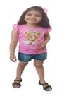 Blusa Infantil Menina Ursa Fofa Menina