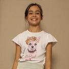 Blusa Infantil Menina Verão Cachorro Mily Fashion