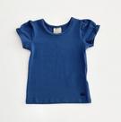 Blusa Infantil Milon Azul Básica Menina Conforto Casual Versátil Moda Infantil