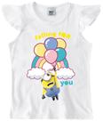 Blusa Infantil Minions Branca - Malwee