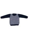 Blusa Infantil Suéter Tricô Azul Marinho