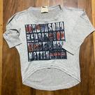 Blusa infantil Two In cinza TAM 10