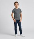 Blusa Infantil Unissex Manga Curta Básica Soletex Cinza Blusa Infantil Unissex Manga Curta Básica Soletex Cinza