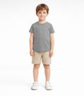 Blusa Infantil Unissex Manga Curta Lisa Soletex Cinza Blusa Infantil Unissex Manga Curta Lisa Soletex Cinza