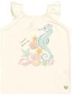 Blusa Infantil Verão Cavalo Marinho Tam 2 - Kaiani