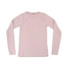 Blusa Infanto Juvenil Feminina LZT Malha Canelada ML Rosê - 9085