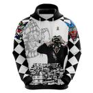 Blusa/Jaqueta Coringa Crazy - Manga Quadriculada