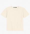Blusa Juvenil Feminina em Malha Anarruga Minty Bege