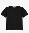 Blusa Juvenil Feminina em Malha Anarruga Minty Preto Blusa Juvenil Feminina em Malha Anarruga Minty Preto
