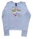 Blusa Juvenil Feminina ML Cereja Rosa