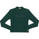 Blusa Juvenil Feminina Mod.Me em Canelado na cor Verde