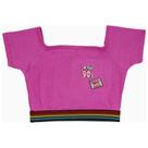 Blusa Juvenil Look Jeans Cropped Pink - ROSA - 4