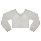 Blusa Juvenil Look Jeans Malha Metalizada