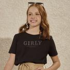 Blusa Juvenil Menina Hits Algodão Penteado c/ Detalhes Preto Tamanho:18Cor:Igual da foto Blusa Juvenil Menina Hits Algodão Penteado c/ Detalhes Preto Tamanho:18Cor:Igual da foto