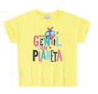 Blusa Juvenil Planeta Amarela - Malwee Blusa Juvenil Planeta Amarela - Malwee