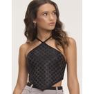 Blusa Juvenil Tecido Preto BobbyLulu