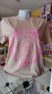 Blusa Kelly Tamanho P estampada cor Rosa