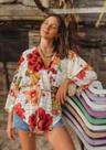 Blusa kimono estampado Fille Denim
