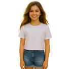 Blusa Kukiê Boxy Over Em Meia Malha Off White Verão