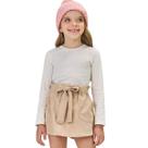 Blusa Kukiê Manga Longa Branco Inverno Blusa Kukiê Manga Longa Branco Inverno