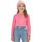 Blusa Kukiê Manga Longa Rosa Inverno