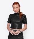 Blusa Lantejoula Feminina Minty Preto Blusa Lantejoula Feminina Minty Preto