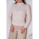 Blusa Lavanda Tricot Inverno Blusa Lavanda Tricot Inverno